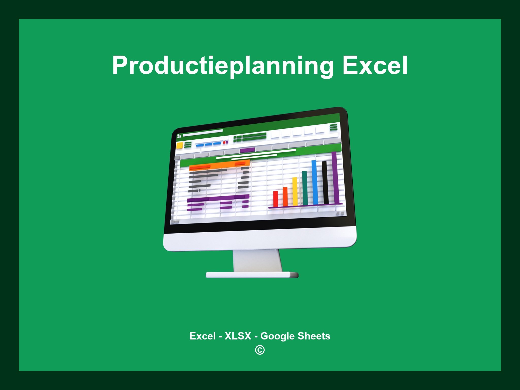 Productieplanning Excel
